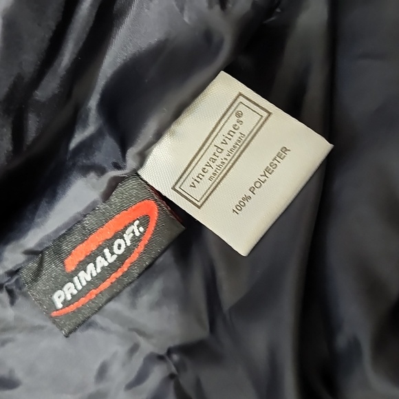 Vineyard Vines Martha Vineyard Black Puffer Vest Jacket Men's Size S Small - Picture 10 of 12